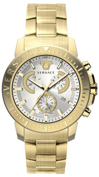 versace ve2e00521|Versace Men's Watch New Chrono 45 mm Chronograph .